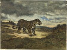 Jaguar Standing, 1830/50. Creator: Antoine-Louis Barye