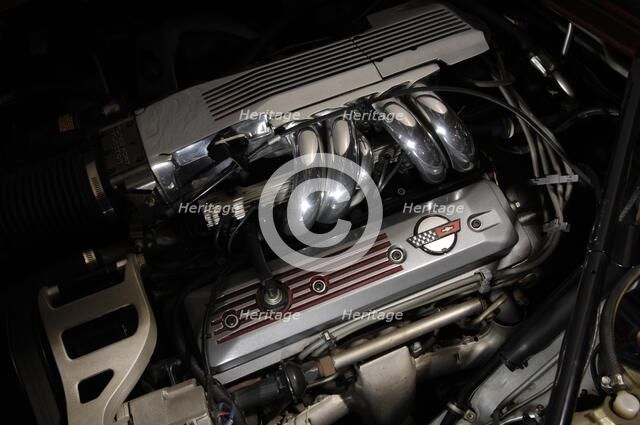 Jaguar XJS with Porsche 944 wheel arches 1976. Artist: Simon Clay.