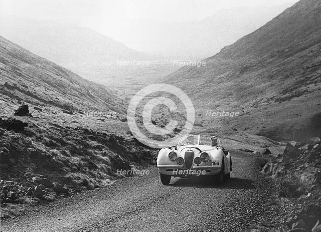 Jaguar XK120, Ian Appleyard. 1953 R.A.C. Rally. Creator: Unknown.