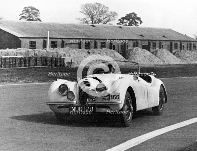 Jaguar XK120, Ian Appleyard. 1953 R.A.C. Rally. Creator: Unknown.