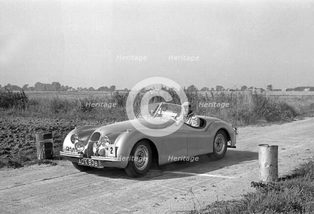 Jaguar XK120, R.H.P. Alston, Felixtowe Rally 1952. Reg ADX 83B. Creator: Unknown.