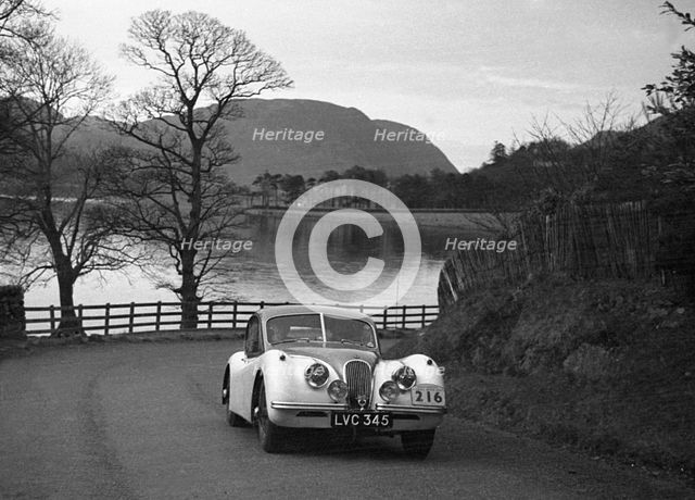 Jaguar XK120,Stirling Moss, 1952 Daily Express Rally. Creator: Unknown.