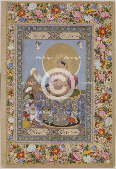 Jahangir Preferring a Sufi sheikh to Kings, c. 1618. Artist: Bichitr (?-ca 1660)