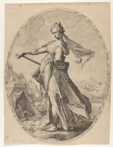 Jahel from Heroes and Heroines of the Old Testament, ca. 1597., ca. 1597. Creator: Nicolaus Braeu