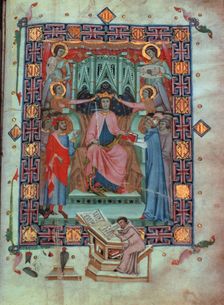 Jaime I The Conqueror (1208-1276), King of Aragon and Catalunya, miniature of the codex Book o…