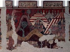 Jaime I The Conqueror (1208-1276), King of Aragon since 1213, detail of the fresco, the King wi…