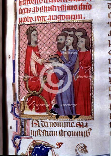 Jaime II (1243-1311), King of Mallorca, Earl of Rosellón and Cerdanya and Lord of Montpeller, sec…