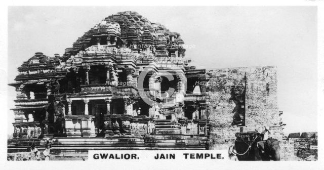 Jain temple, Gwalior, India, c1925. Artist: Unknown