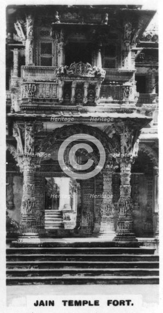Jain temple fort, Ahmedabad, India, c1925. Artist: Unknown
