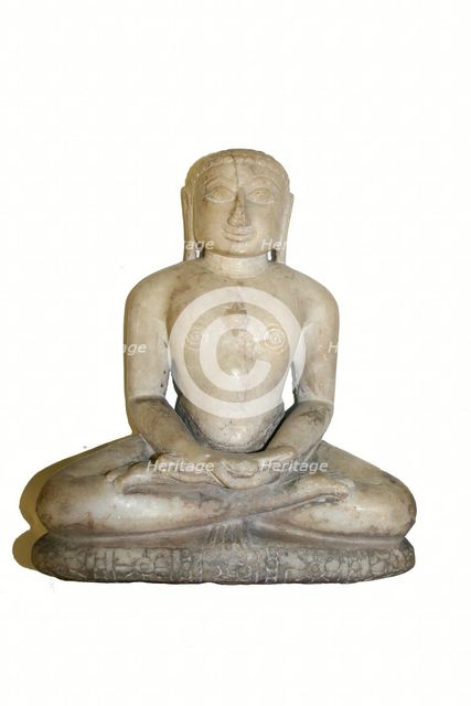 Jaina Tirthankara Seated in Meditation (Dhyanamudra), 15th century. Creator: Unknown.