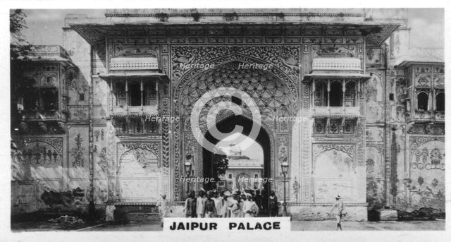 Jaipur Palace, India, c1925. Artist: Unknown