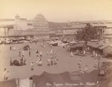 Jaipur, Sanganeer - Ka - Chopal, 1860s-70s. Creator: Unknown