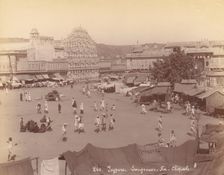 Jaipur, Sanganeer - Ka - Chopal, 1860s-70s. Creator: Unknown