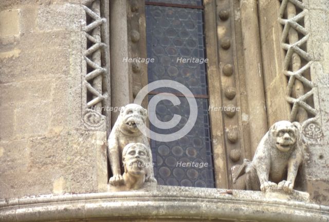 Jak Abbey  Hungary,  1220-1245 AD, 20th century. Artist: CM Dixon.