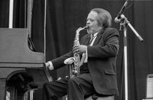 Jaki Byard, Pendley Jazz Festival, UK, 1985. Artist: Brian O'Connor