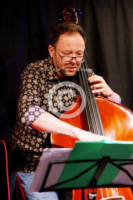 Jakob Cywinski, Marco Marconi Quartet, Verdict Jazz Club, Brighton, East Sussex, 14 April 2023. Creator: Brian O'Connor.