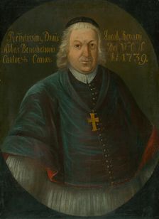 Jakub Jozef Repassy, Canon and Titular Abbot of Spis, 1739. Creator: Ján Gottlieb Kramer