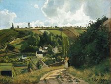 Jalais Hill, Pontoise, 1867. Creator: Camille Pissarro