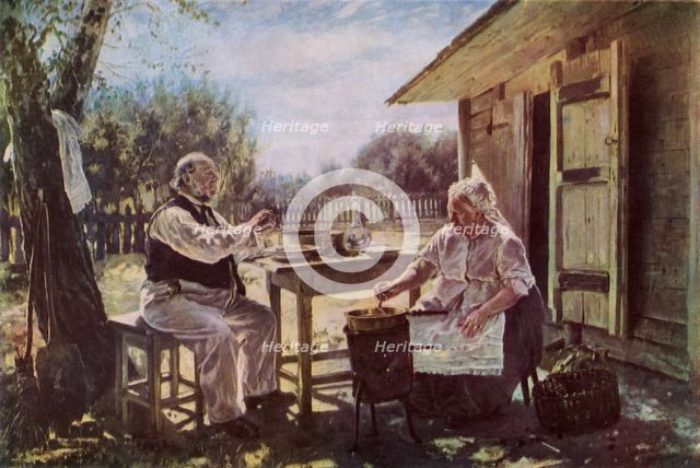 'Jam-Making', 1876, (1965). Creator: Vladimir Makovsky.
