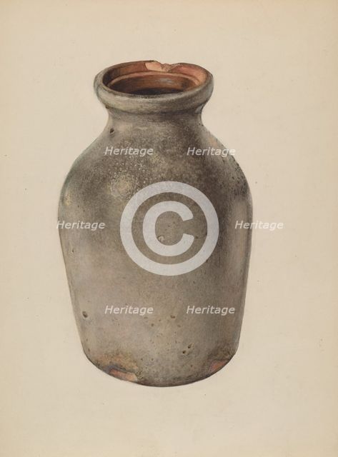 Jam Crock, c. 1940. Creator: Carl Buergerniss.