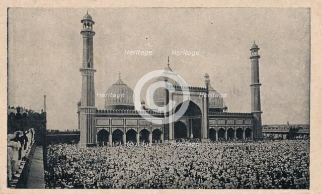 'Jama Masjid, Delhi', c1900. Artist: Unknown.