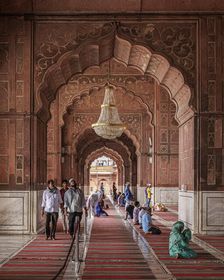 Jama Masjid, Delhi, India, 2023. Creator: Peter Thompson