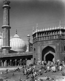 Jama Masjid, Delhi, India, late 19th or early 20th century