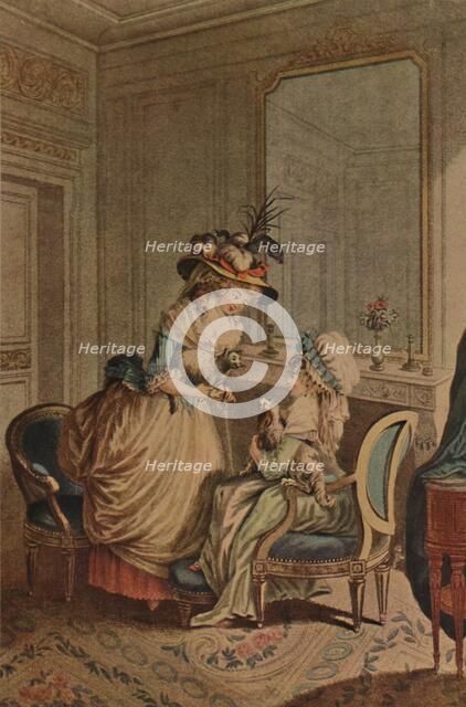 'Jamais D'Accord', (Never in agreement), 1785-1810, (1913). Artist: Augustin Le Grand.