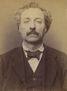 Jamard. Alphonse, Ernest. 51 ans, né à Paris. Distillateur. Anarchiste. 28/2/94., 1894. Creator: Alphonse Bertillon