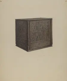 Jamb Stove, c. 1938. Creator: Roy Weber