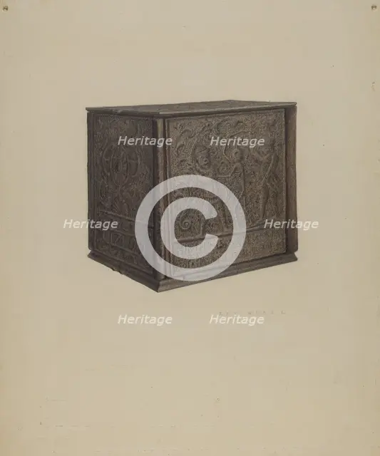 Jamb Stove, c. 1938. Creator: Roy Weber.