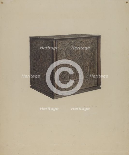 Jamb Stove, c. 1938. Creator: Roy Weber.