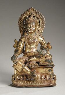 Jambhala, The Buddhist God of Riches, 1643. Creator: Unknown