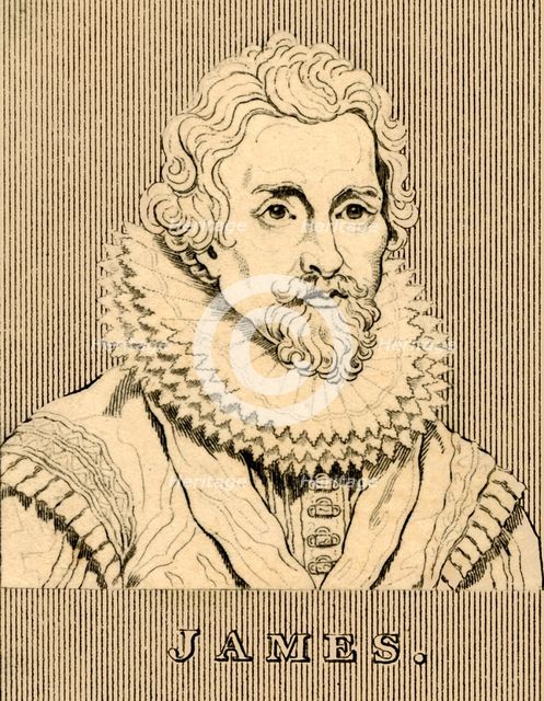 'James', (1566- 1625), 1830. Creator: Unknown.