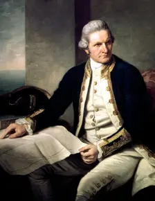 James Cook, English explorer, navigator and hydrographer, 1775-1776. Artist: Nathaniel Dance-Holland