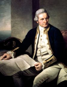 James Cook, English explorer, navigator and hydrographer, 1775-1776. Artist: Nathaniel Dance-Holland