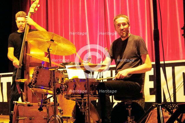 James Copus and Orlando Le Fleming, Battle Jazz Festival, Battle, East Sussex, July 2023. Creator: Brian O'Connor.