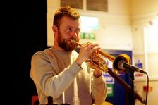 James Copus, Battle Jazz Festival, Battle, East Sussex, July 2023. Creator: Brian O'Connor