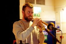 James Copus, Battle Jazz Festival, Battle, East Sussex, July 2023. Creator: Brian O'Connor