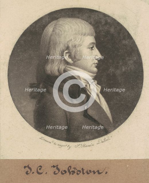 James Cathcart Johnston, 1799-1801. Creator: Charles Balthazar Julien Févret de Saint-Mémin.