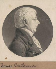 James Calhoun, 1803. Creator: Charles Balthazar Julien Févret de Saint-Mémin