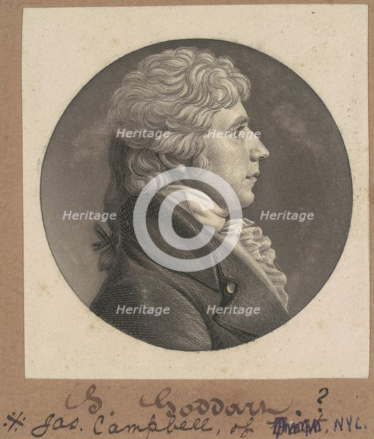 James Campbell, c. 1804. Creator: Charles Balthazar Julien Févret de Saint-Mémin.