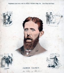 James Carey, Irish Republican and informer, 1883