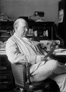 James Carson Needham, Rep. from California - at Desk, 1912. Creator: Harris & Ewing