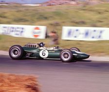 James Clark driving a 1966 Lotus 33 Climax V8