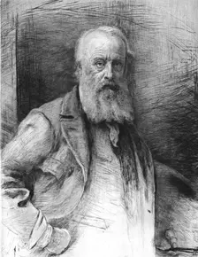 James Clarke Hook, R.A. after J.E.Millais, R.A. , c1880-83. Creator: Otto Theodor Leyde