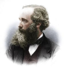 James Clerk Maxwell (1831-1879), Scottish theoretical physicist, 1882