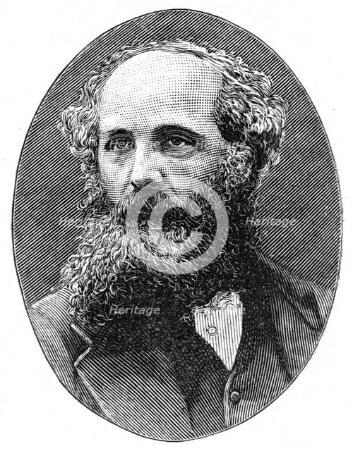 James Clerk Maxwell (1831-1879), Scottish theoretical physicist, [1896]. Creator: Unknown.