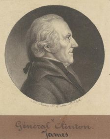 James Clinton, 1797. Creator: Charles Balthazar Julien Févret de Saint-Mémin