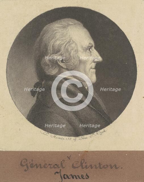 James Clinton, 1797. Creator: Charles Balthazar Julien Févret de Saint-Mémin.